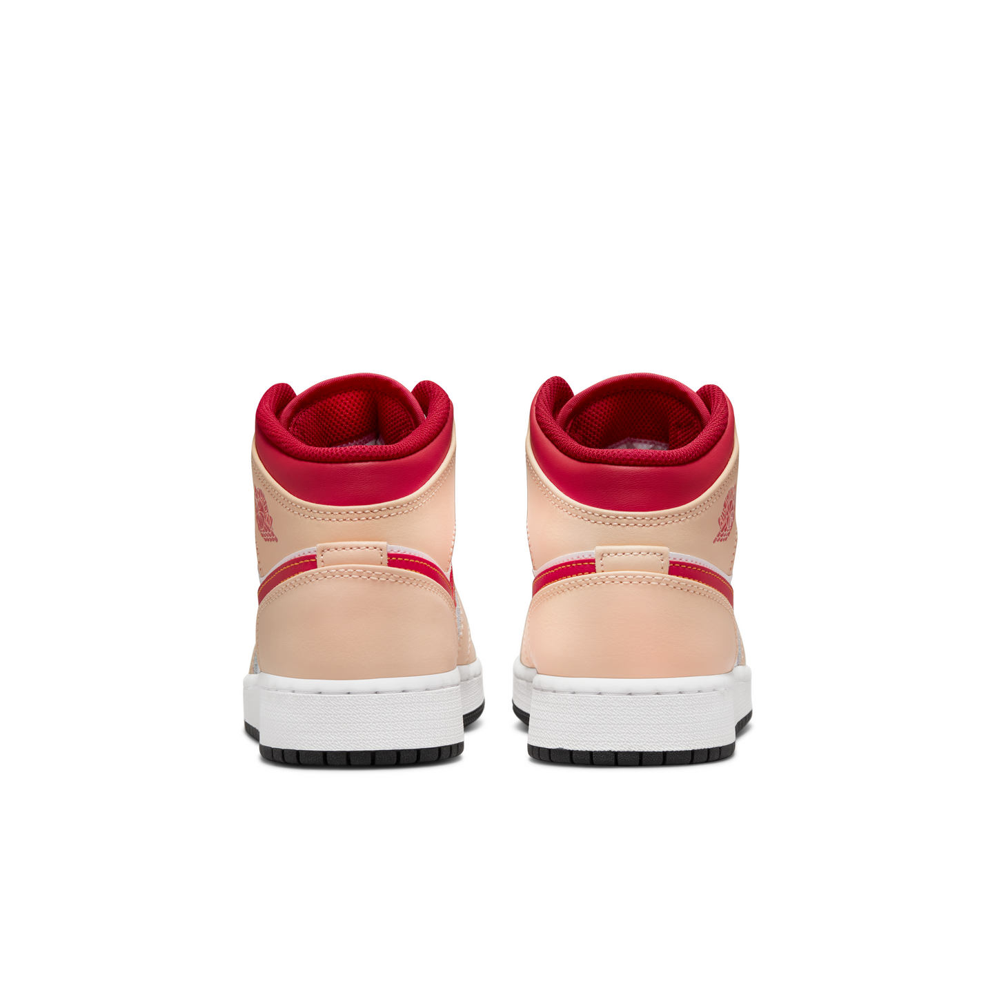 Jordan 1 Mid Light Curry Cardinal Grade School