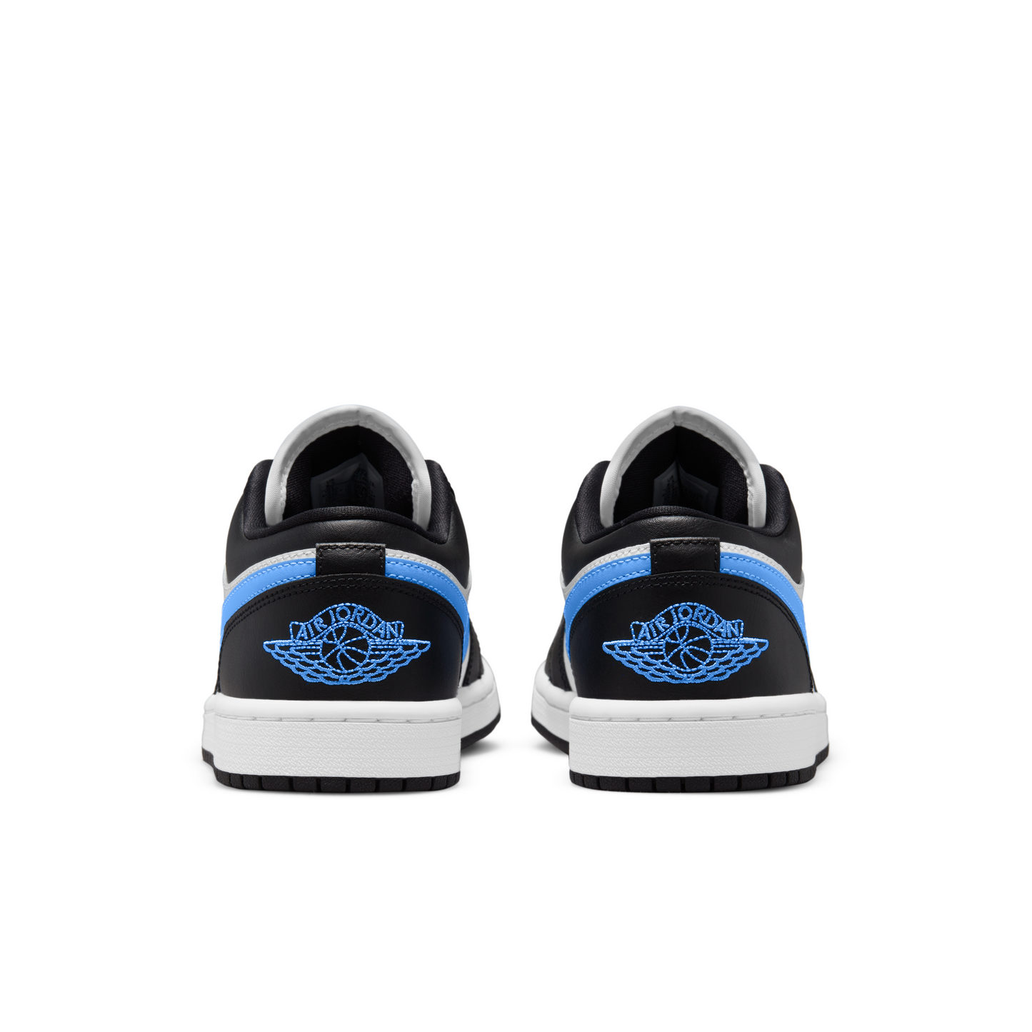 Jordan Low Black University Blue White Women's