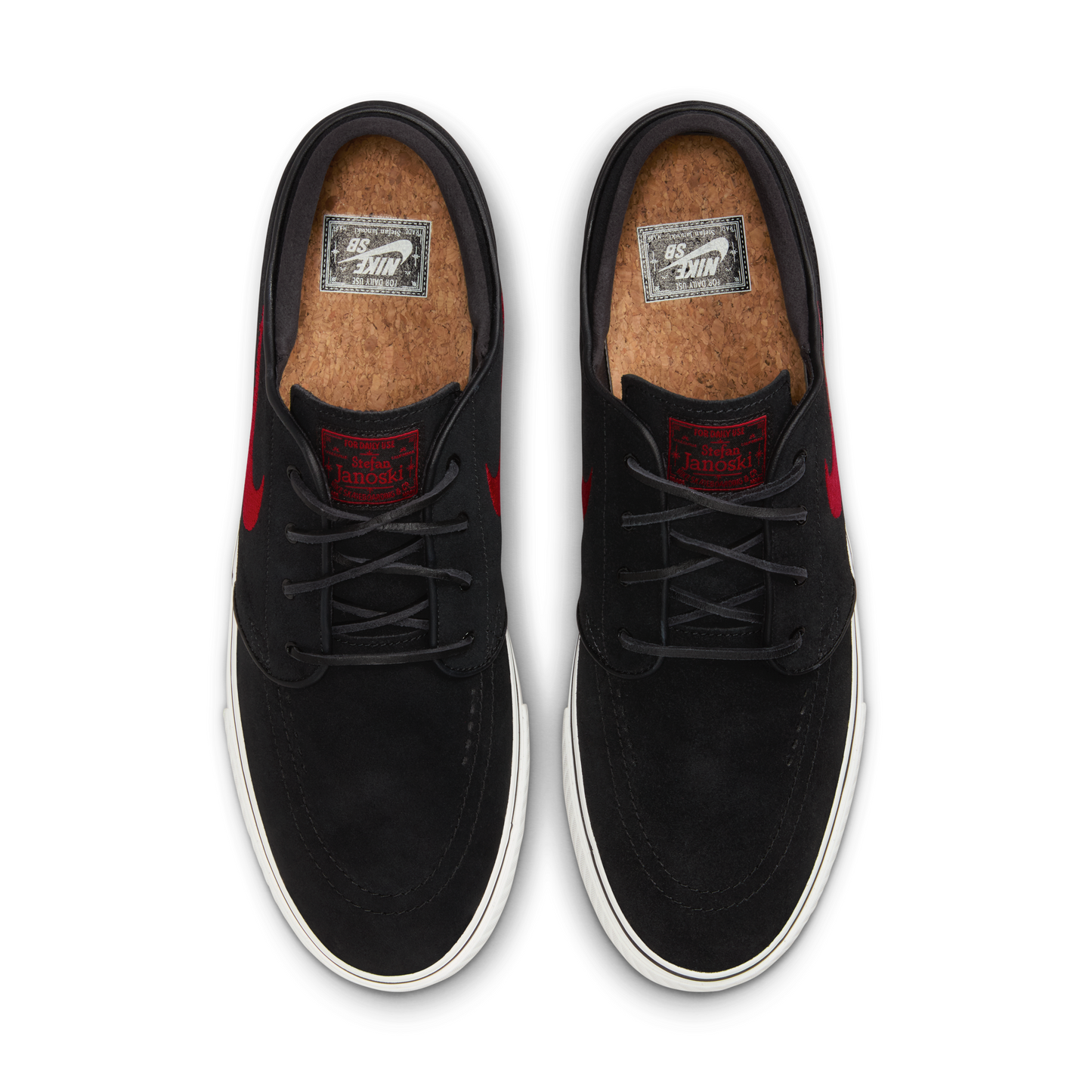 SB Zoom Janoski OG+ Black Summit White University Red Men's