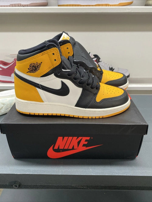 Jordan 1 High Yellow Toe Taxi | Size 5Y | 575441-711 | New