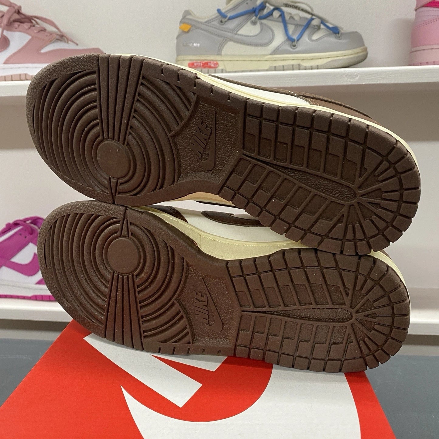 Nike Dunk Low Retro Cacao Wow Mocha Brown White DD1503-124 Women's Size 8W/6.5M