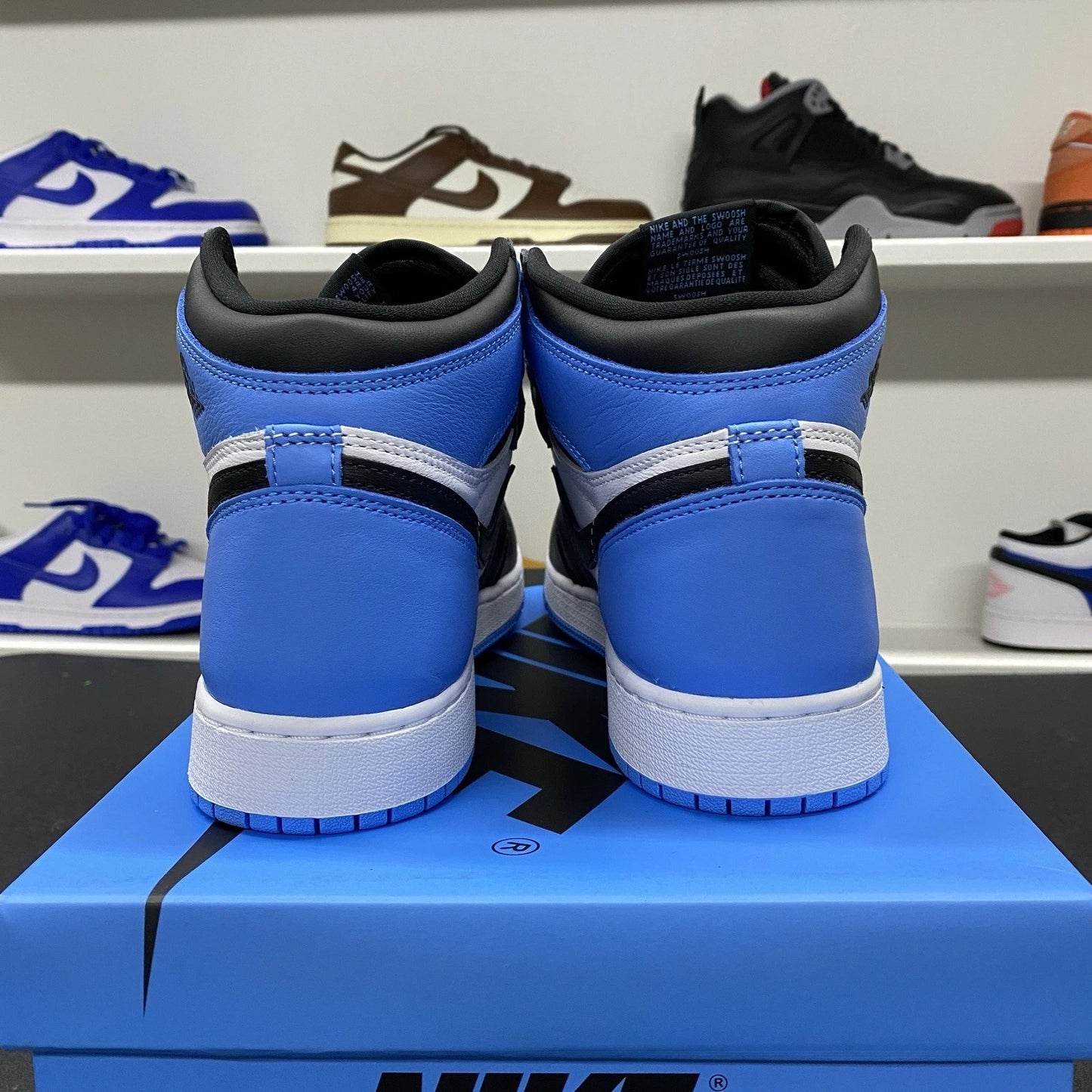 Air Jordan 1 Retro High OG ‘UNC Toe' Size 6.5Y (8 Women) FD1437 400 SHIPS NOW
