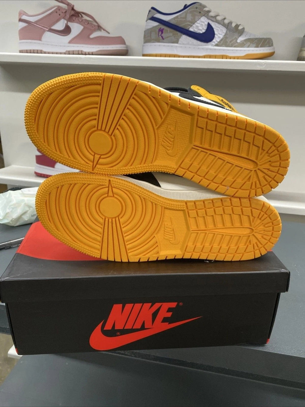 Jordan 1 High Yellow Toe Taxi | Size 5Y | 575441-711 | New