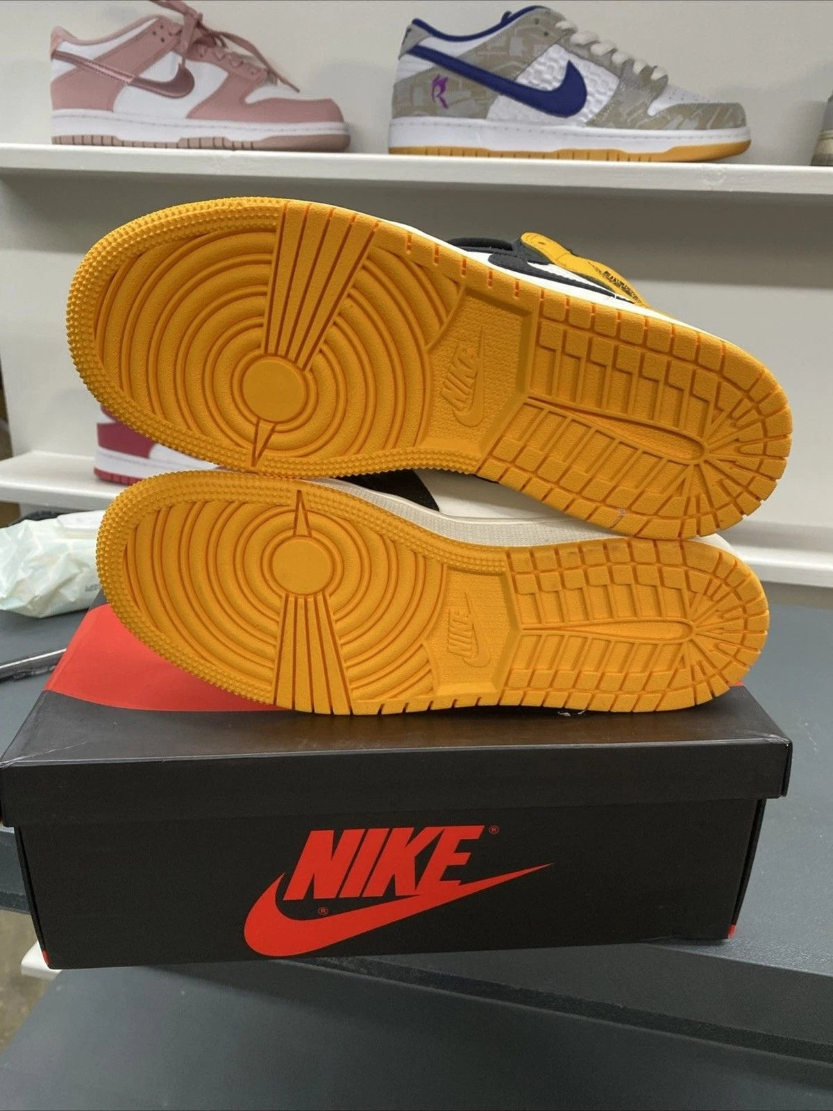 Jordan 1 High Yellow Toe Taxi | Size 5Y | 575441-711 | New