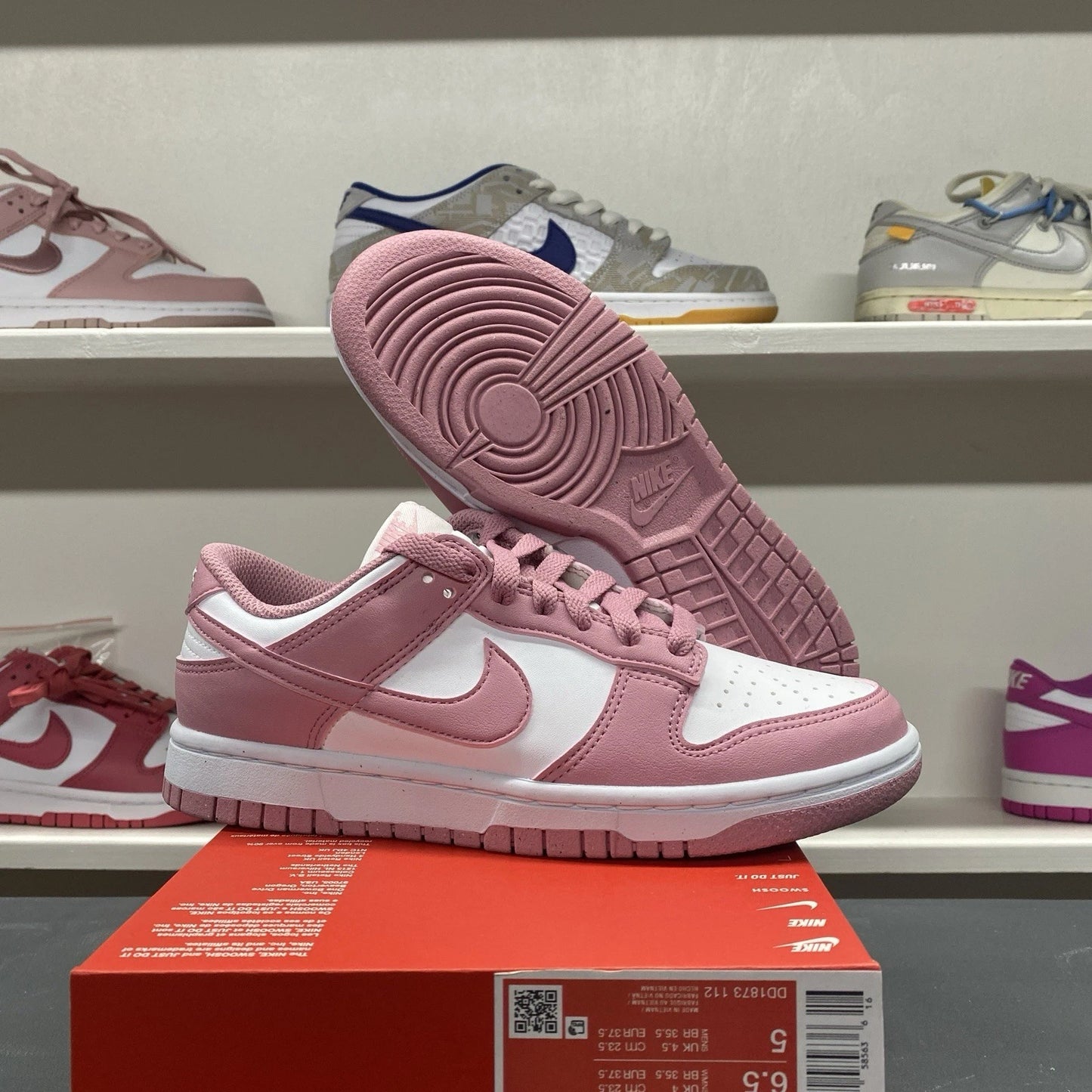 Nike Dunk Low Next Nature Elemental Pink DD1873-112 Size 6.5 Brand New