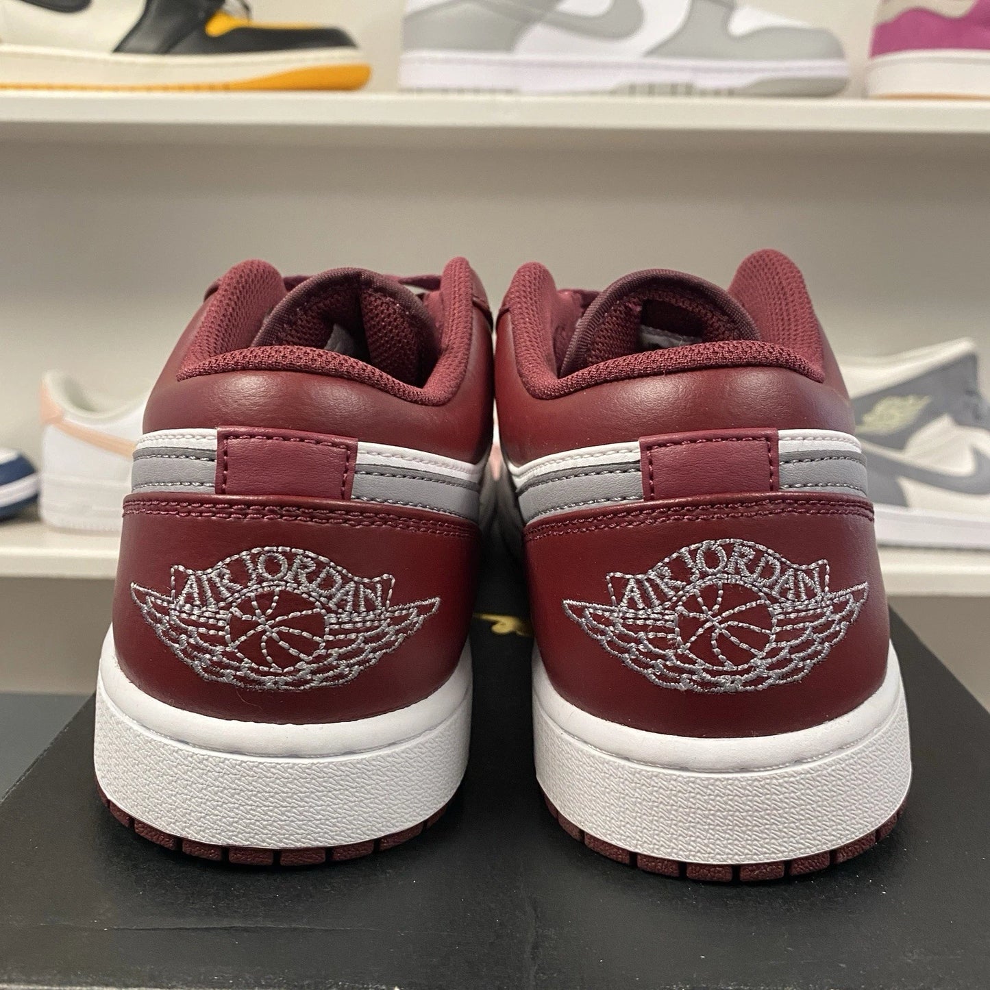 Air Jordan 1 Low White Bordeaux Size 10