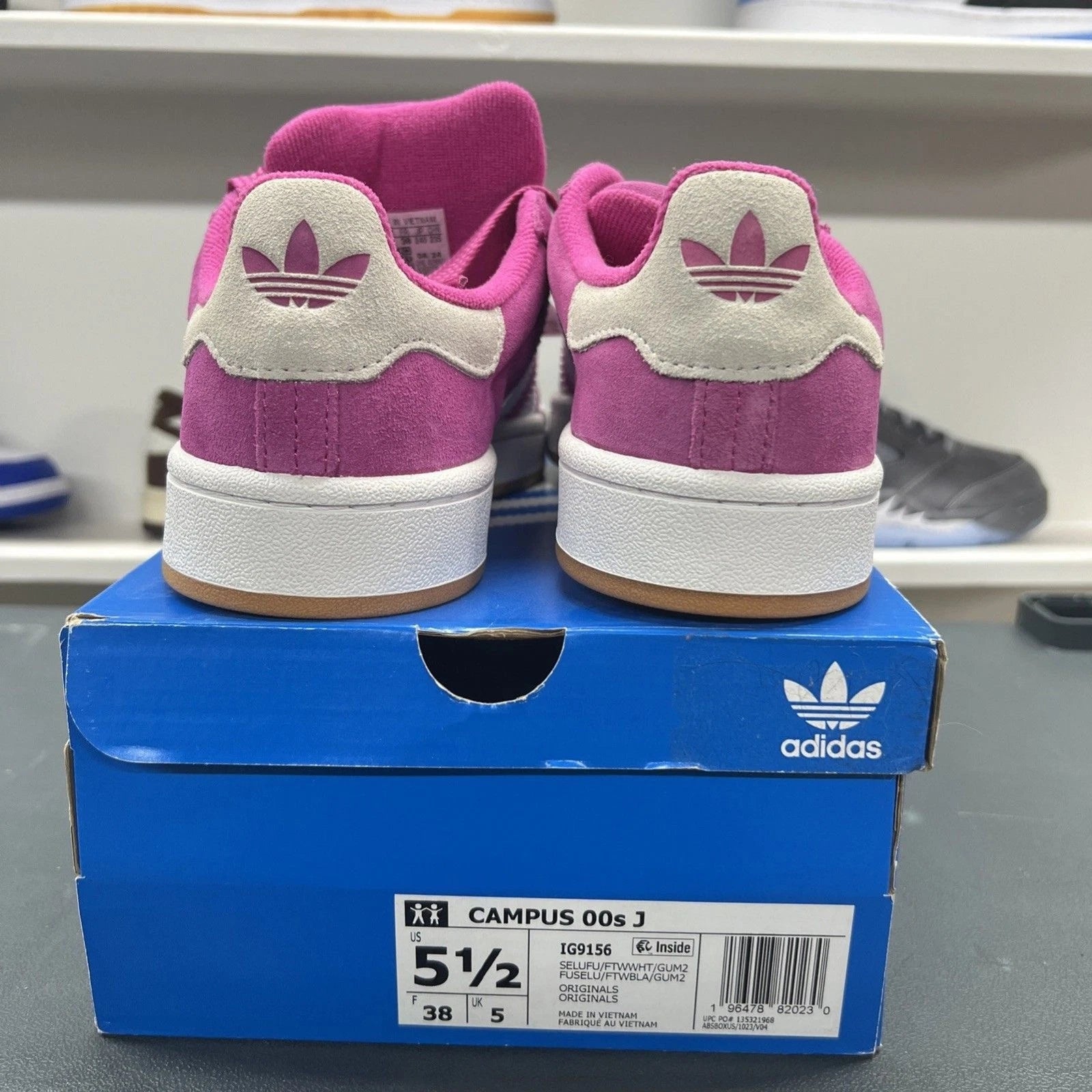 adidas | Campus 00s Semi Lucid Fuchsia | Size 5.5Y | IG9156 | New