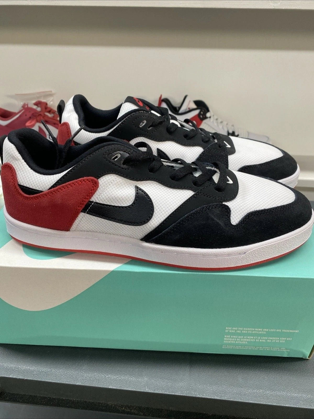 Nike | Alleyoop SB White University Red | Size 10 | CJ0882-102 | New