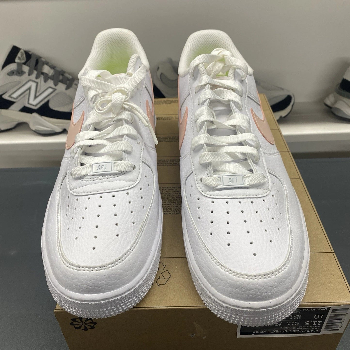 Nike Air Force 1 Next Nature White Arctic Orange DN1430106 Women Sz 11.5