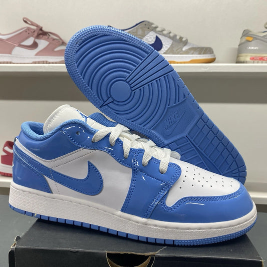 Brand New Nike Air Jordan 1 Low SE White Legend Blue FZ3929-114 Size 7Y (8.5W)