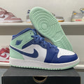 Jordan 1 Mid Mystic Navy Mint | Size 7Y | 554725-413 | New