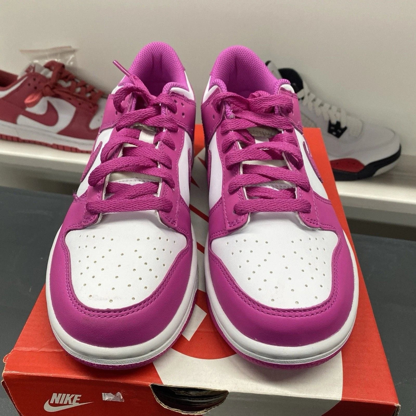 Nike | Dunk Low Active Fuchsia | Size 6.5Y | FJ0704-100 | New