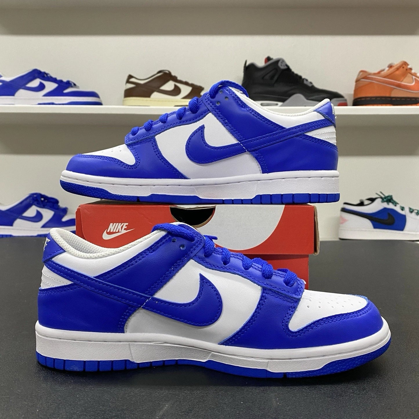 Nike Dunk Low Youth Size 5.5Y (7 womens) Kentucky Hyper Royal Blue Sneakers