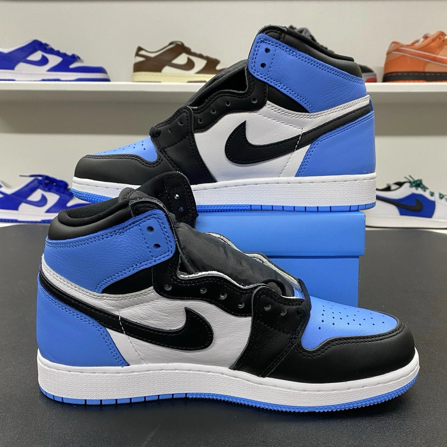 Air Jordan 1 Retro High OG ‘UNC Toe' Size 6.5Y (8 Women) FD1437 400 SHIPS NOW