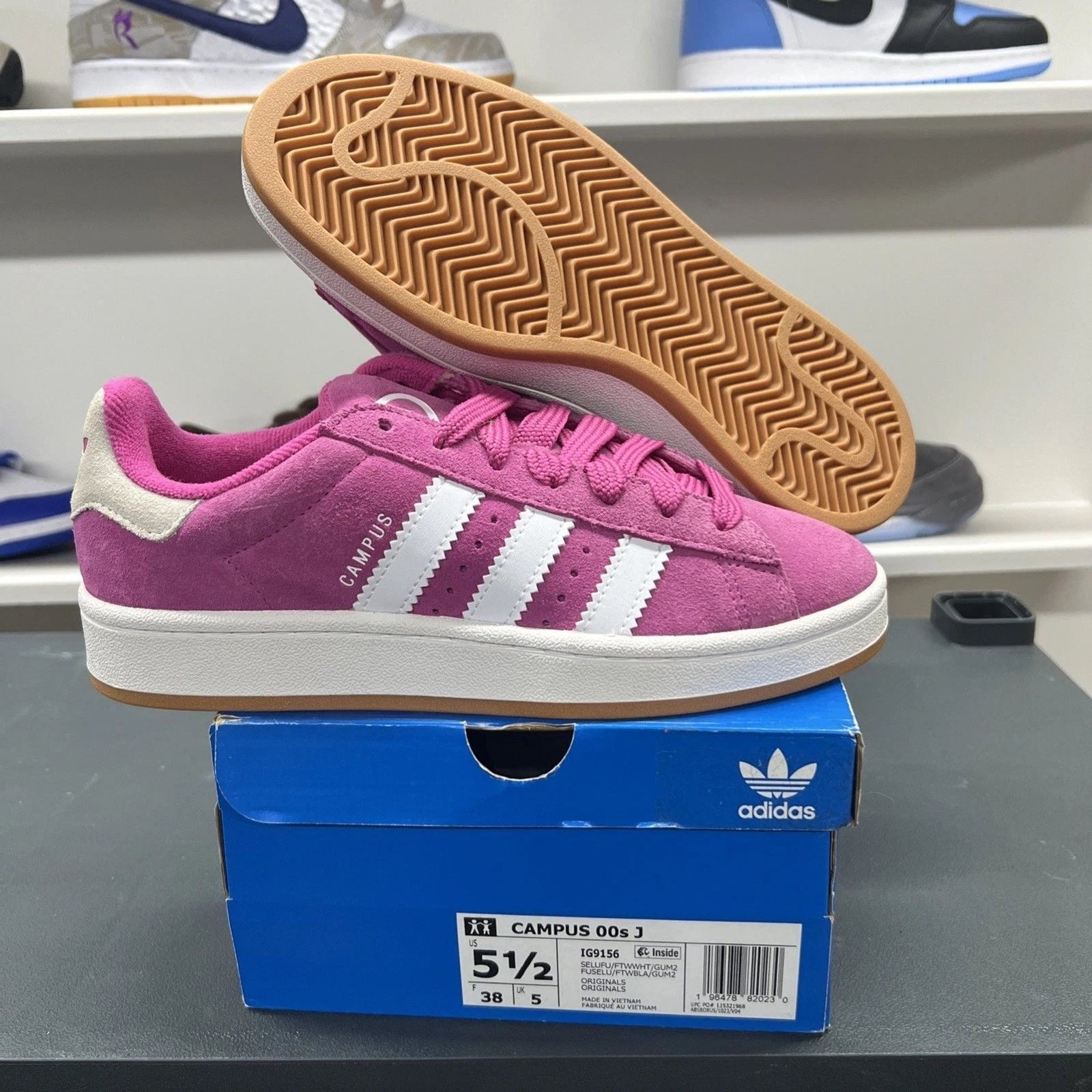 adidas | Campus 00s Semi Lucid Fuchsia | Size 5.5Y | IG9156 | New