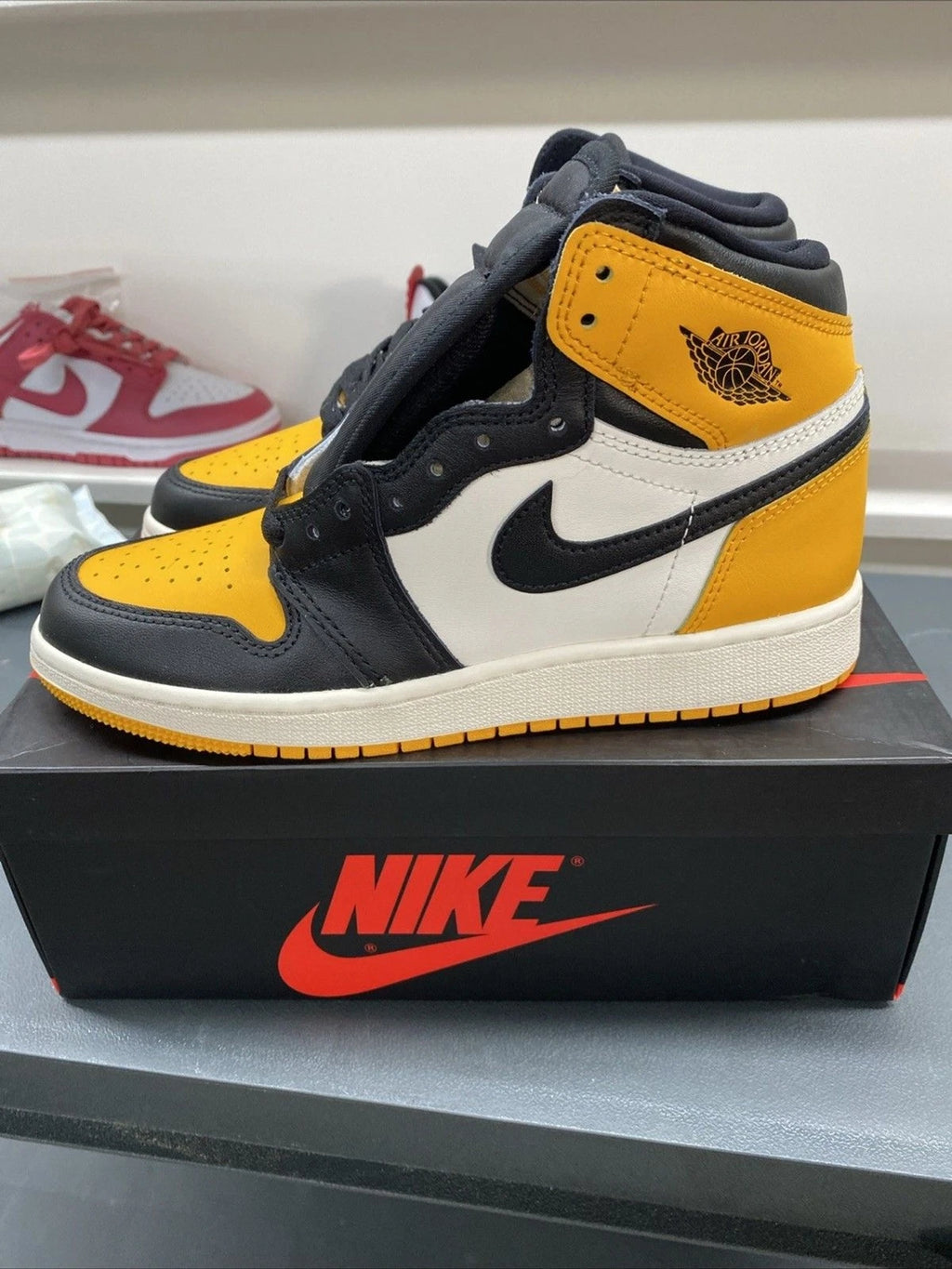 Jordan 1 High Yellow Toe Taxi | Size 5Y | 575441-711 | New