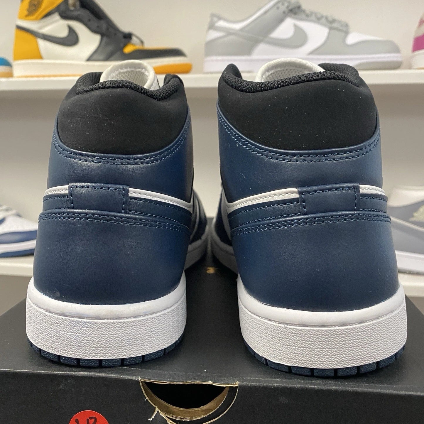 Air Jordan 1 Mid Armory Navy/Black/White Size 9.5