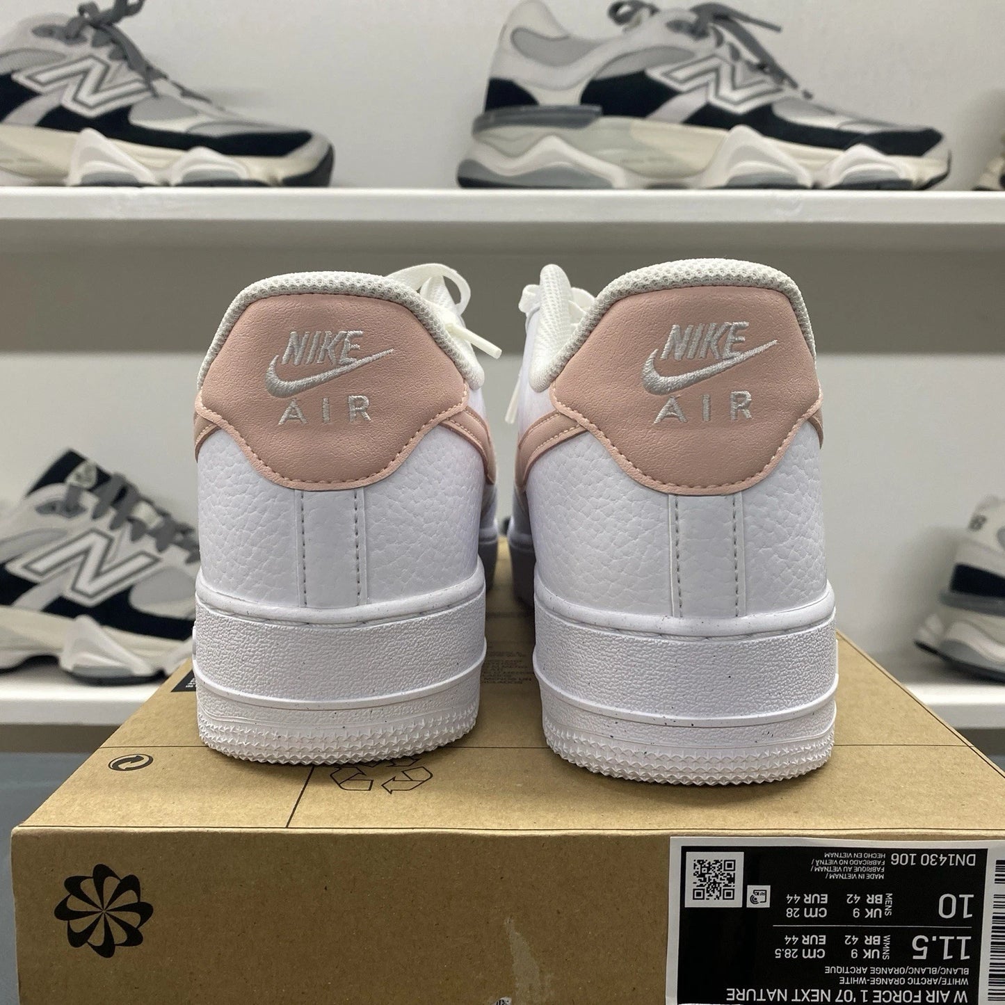 Nike Air Force 1 Next Nature White Arctic Orange DN1430106 Women Sz 11.5