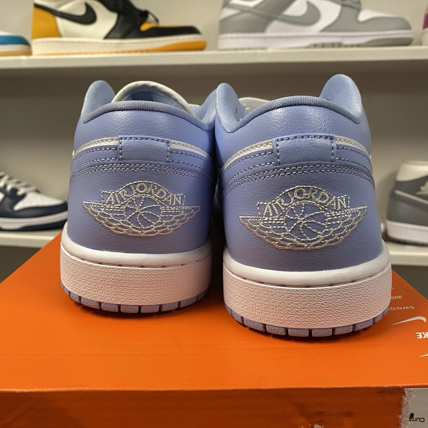 Air Jordan 1 Low Women's White Aluminum Size 12W