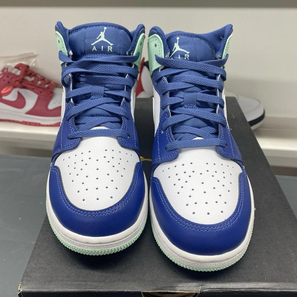 Jordan 1 Mid Mystic Navy Mint | Size 7Y | 554725-413 | New