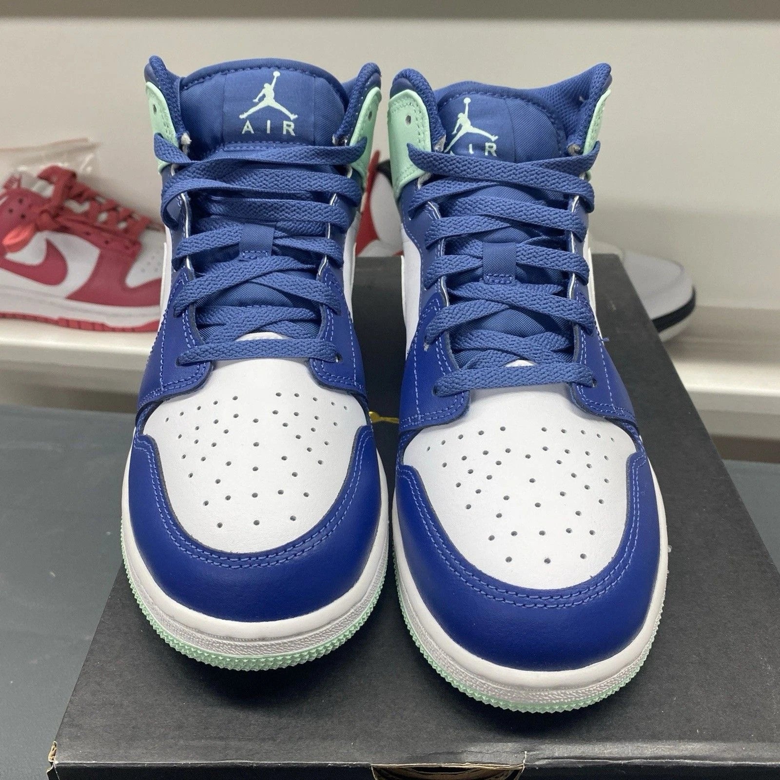 Jordan 1 Mid Mystic Navy Mint | Size 7Y | 554725-413 | New