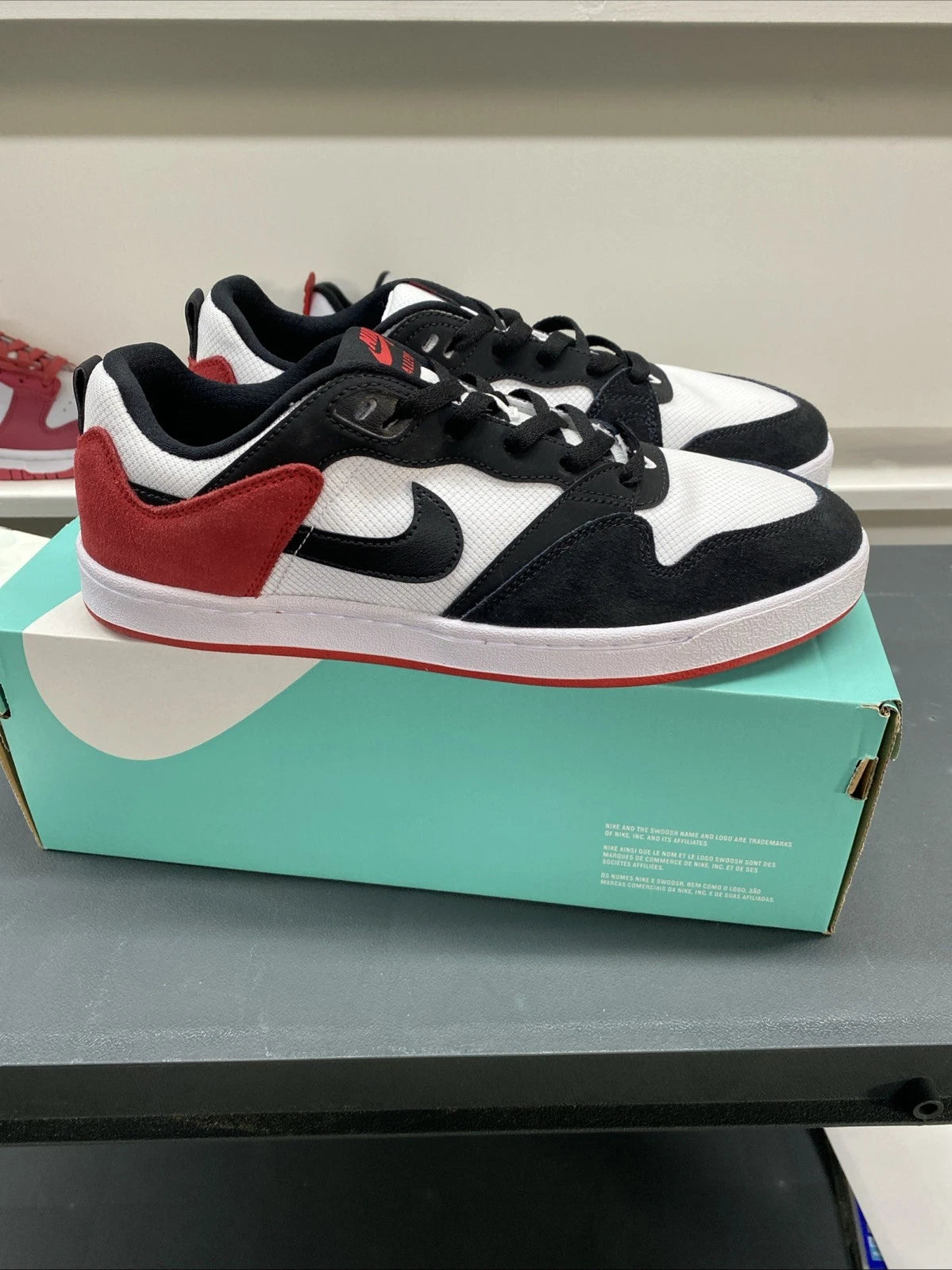 NIKE SB Alleyoop 9.5 Chicago Colorway White Red CJ0882-102