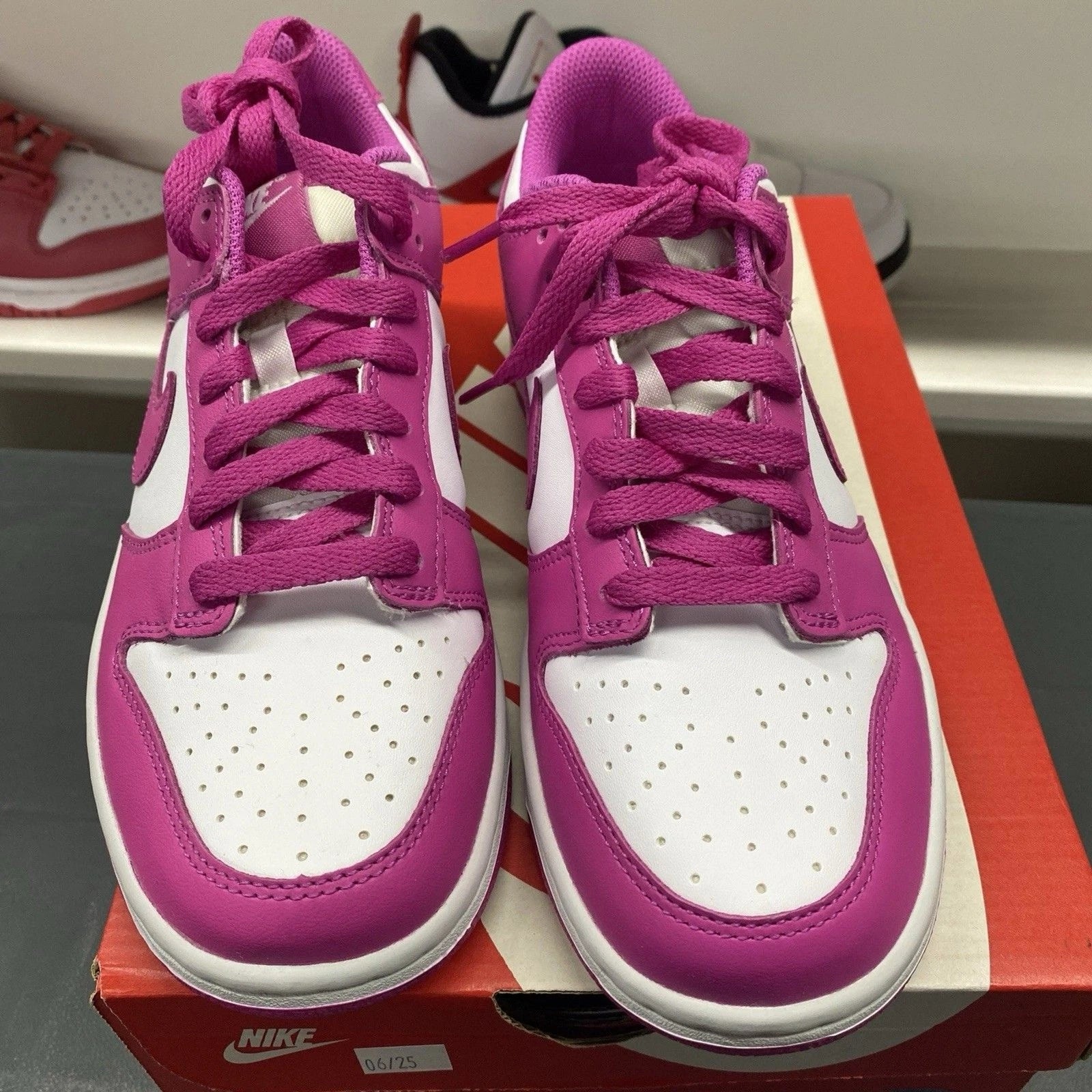 Nike | Dunk Low Active Fuchsia | Size 5.5Y | FJ0704-100 | New