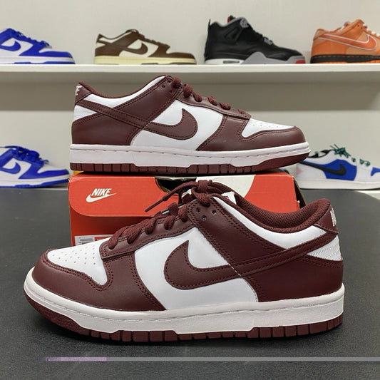 Nike Dunk Low White Redwood Gym Red FB9109-115 Size 5Y
