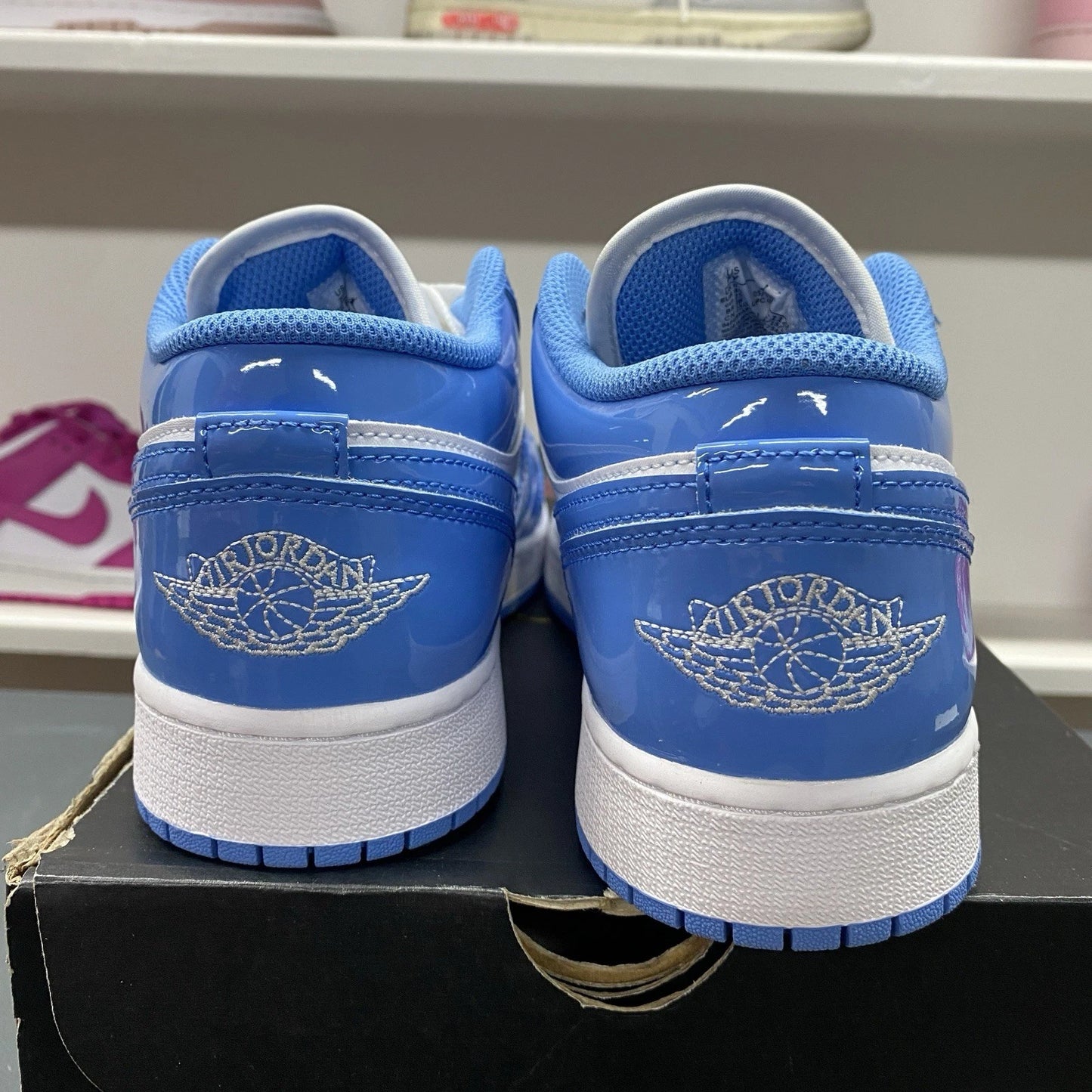 Brand NewNike Air Jordan 1 Low SE White Legend Blue FZ3929-114 Size 7Y (8.5W)