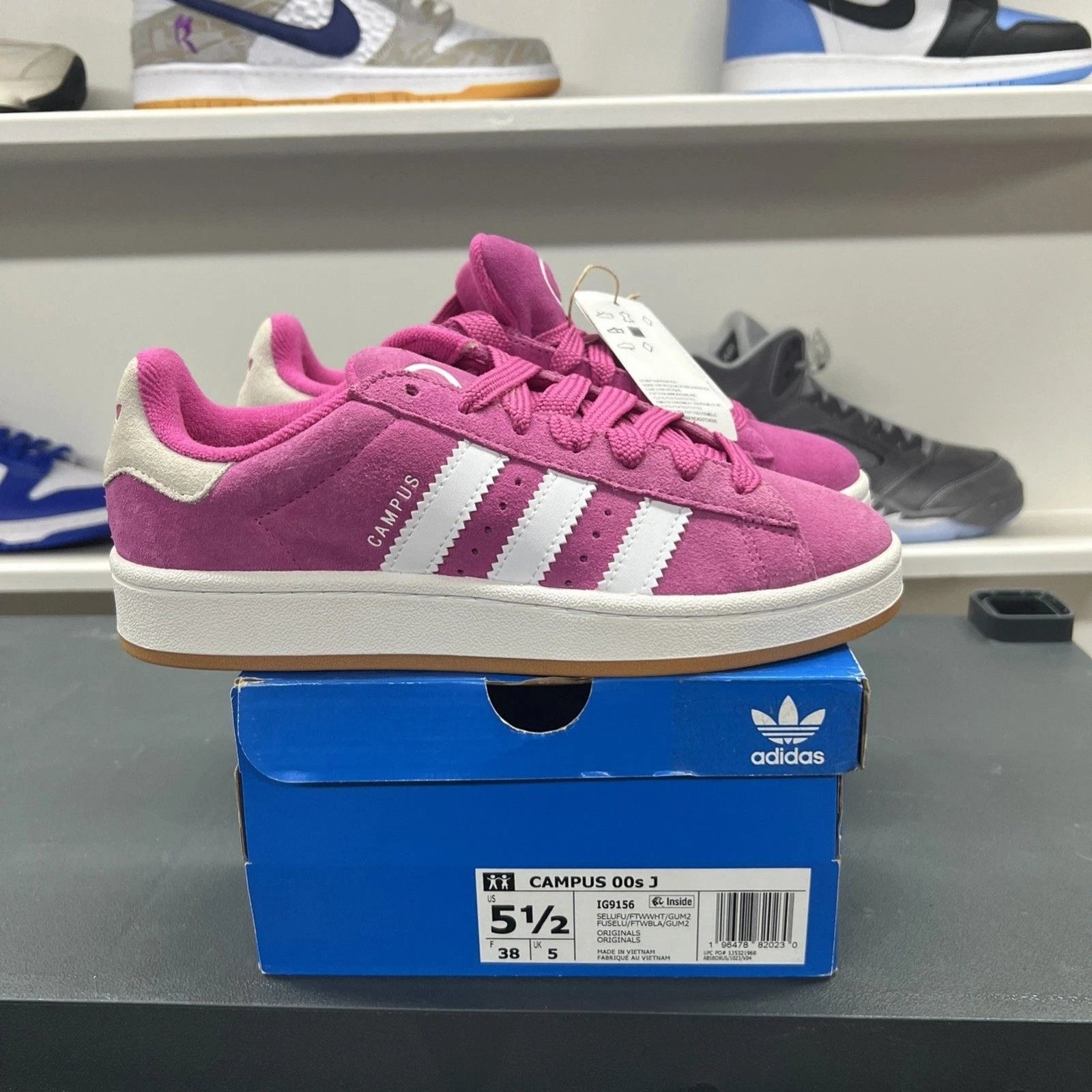 adidas | Campus 00s Semi Lucid Fuchsia | Size 5.5Y | IG9156 | New
