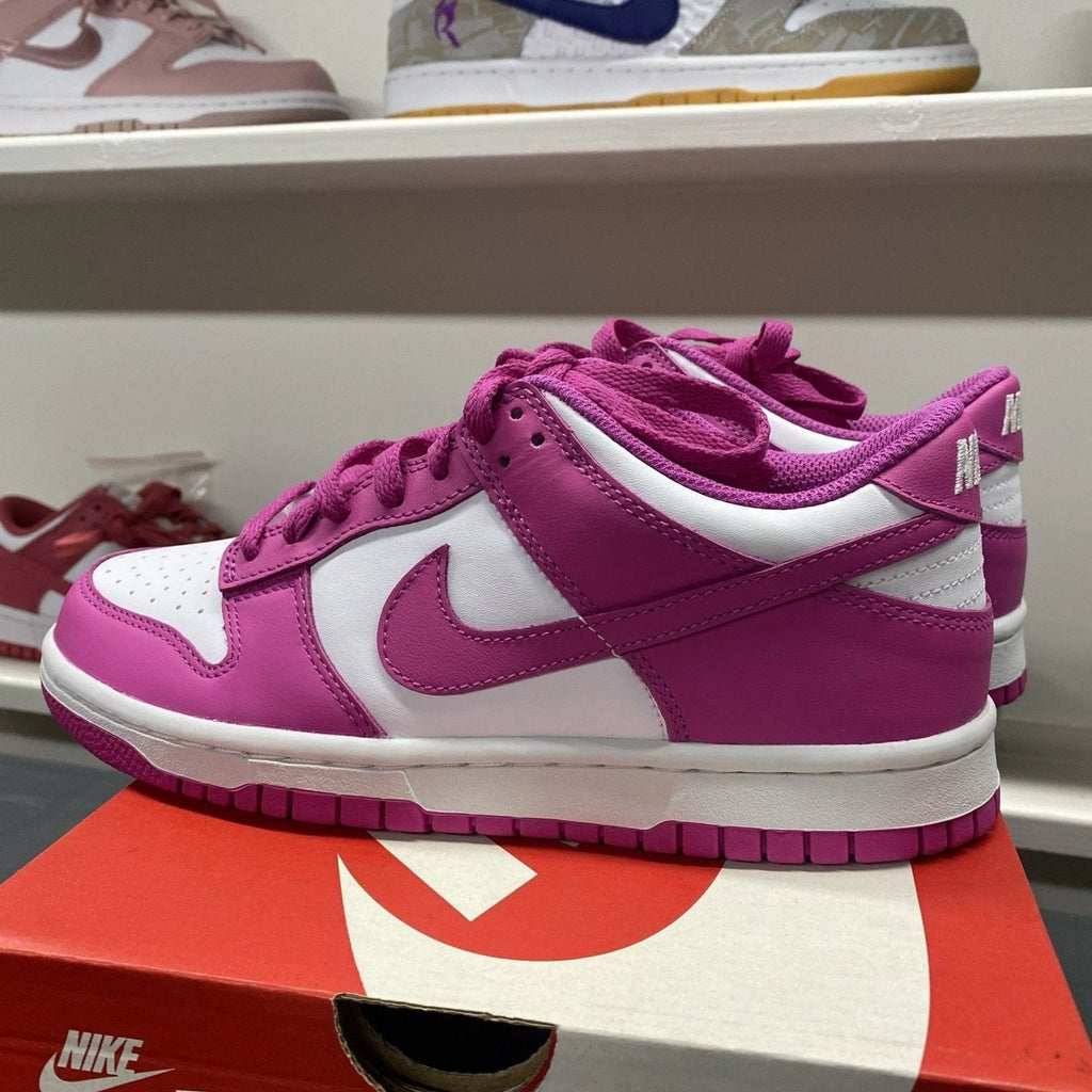 Nike | Dunk Low Active Fuchsia | Size 5.5Y | FJ0704-100 | New