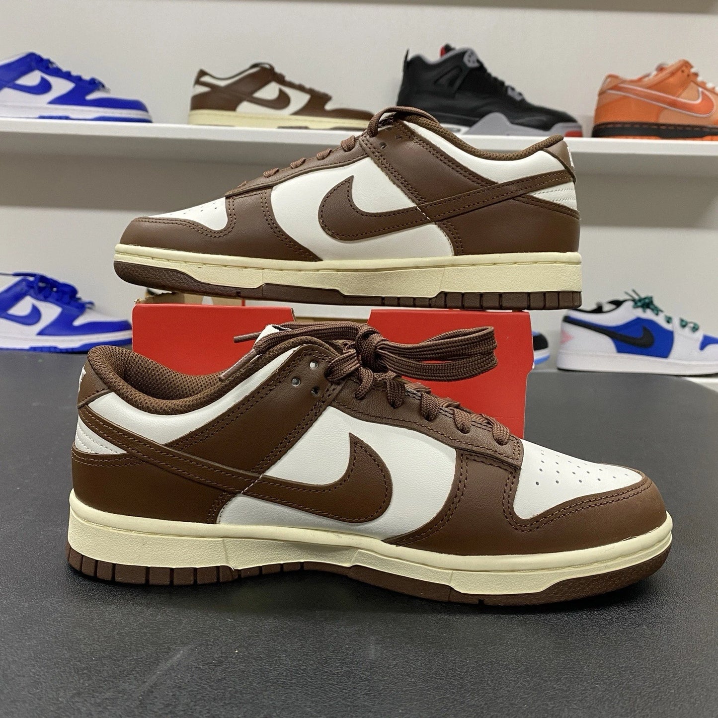 Nike Dunk Low Retro Cacao Wow Mocha Brown White DD1503-124 Women's Size 8