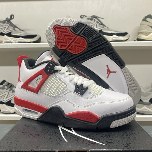 Air Jordan 4 Retro Red Cement 2023 408452-161 Size 5.5Y