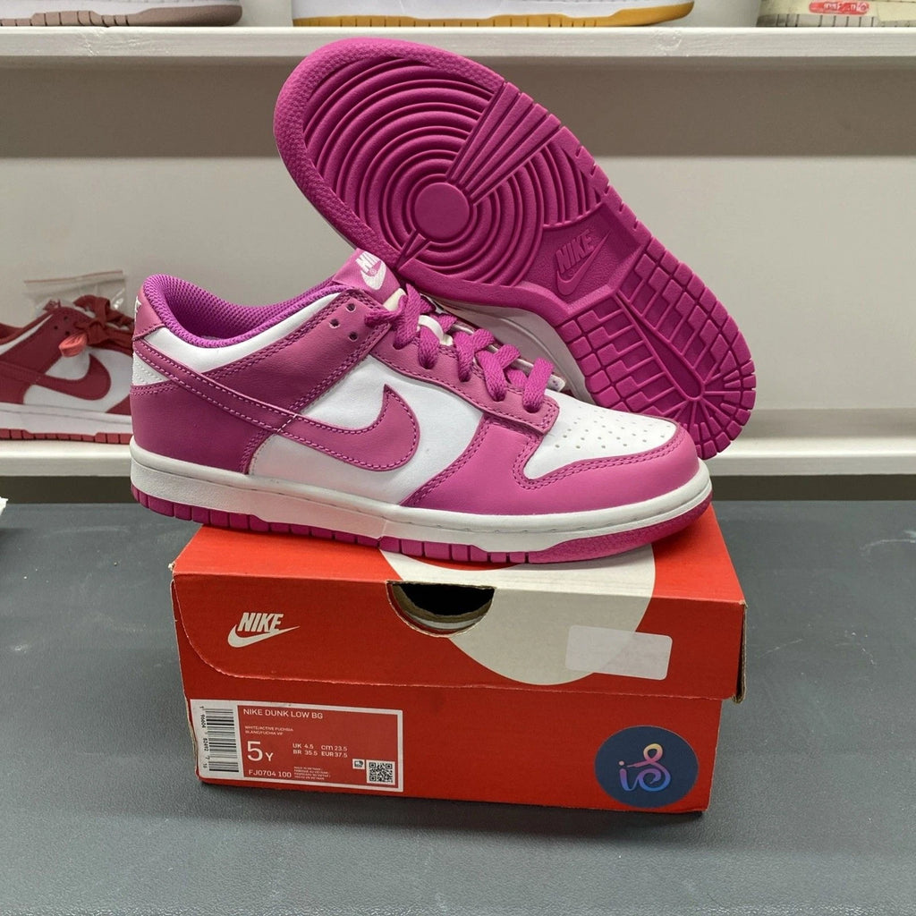 Nike | Dunk Low Active Fuchsia | Size 5Y | FJ0704-100 | New