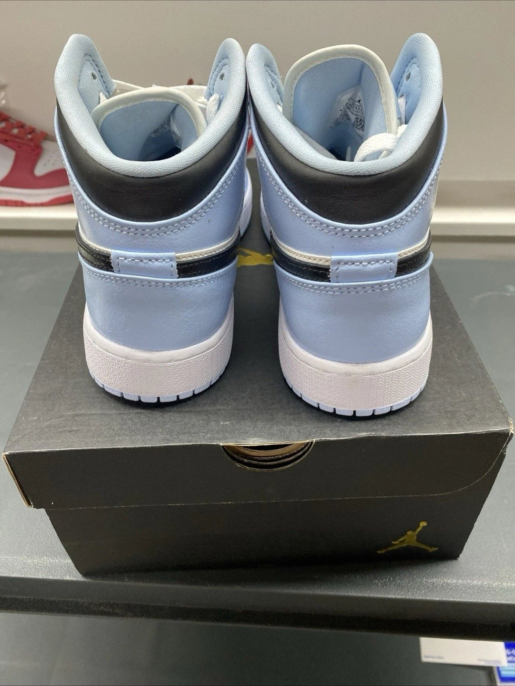 Jordan 1 Mid Ice Blue | Size 6.5Y | 555112-401 | New