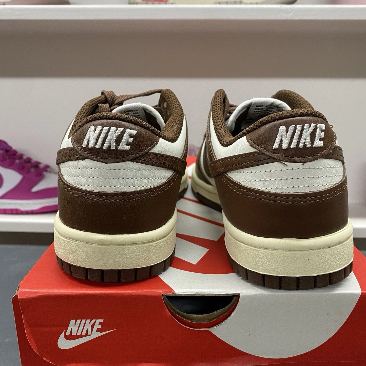 Nike Dunk Low Retro Cacao Wow Mocha Brown White DD1503-124 Women's Size 8W/6.5M