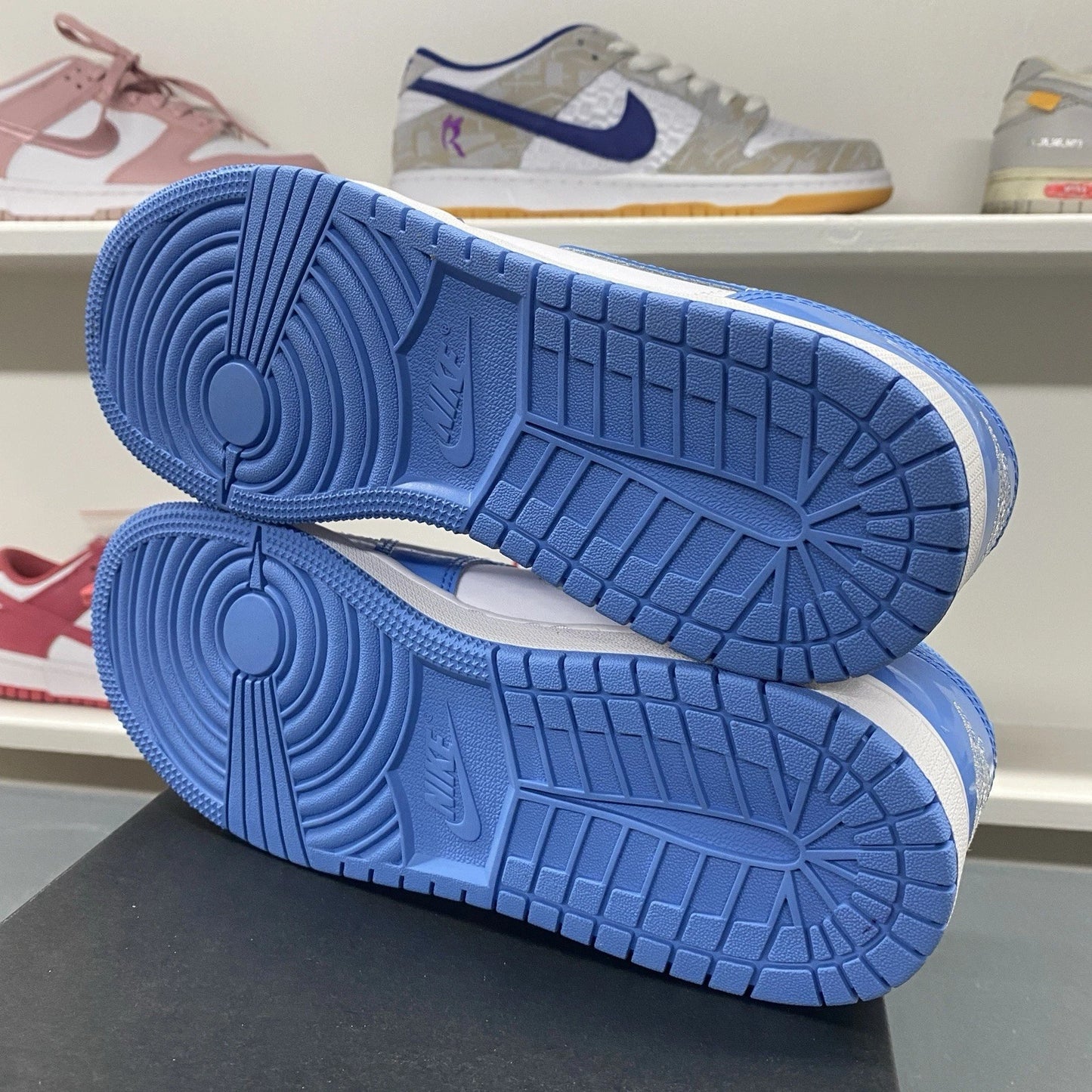 Brand New Nike Air Jordan 1 Low SE White Legend Blue FZ3929-114 Size 7Y (8.5W)