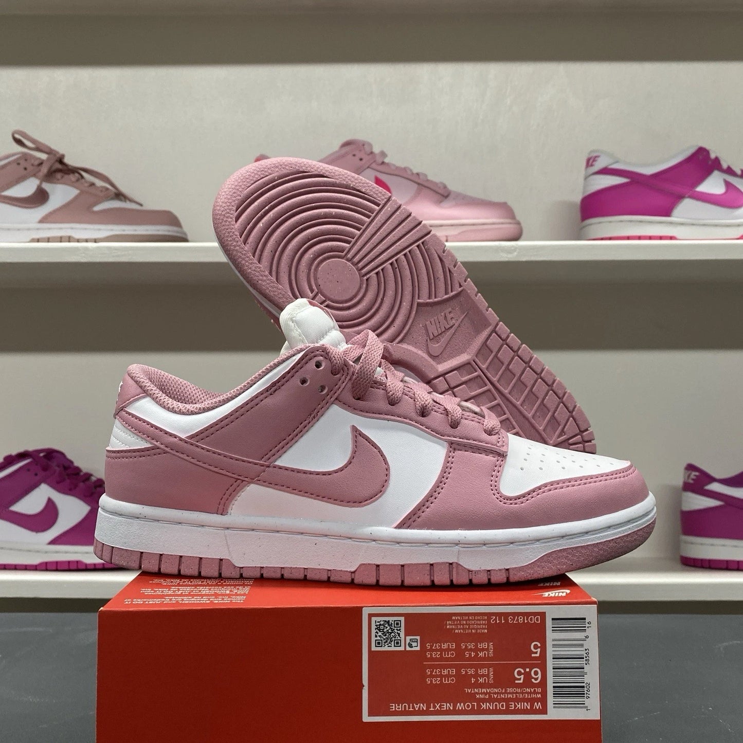 Nike Dunk Low Next Nature Elemental Pink DD1873-112 Size 6.5 (5 Youth)