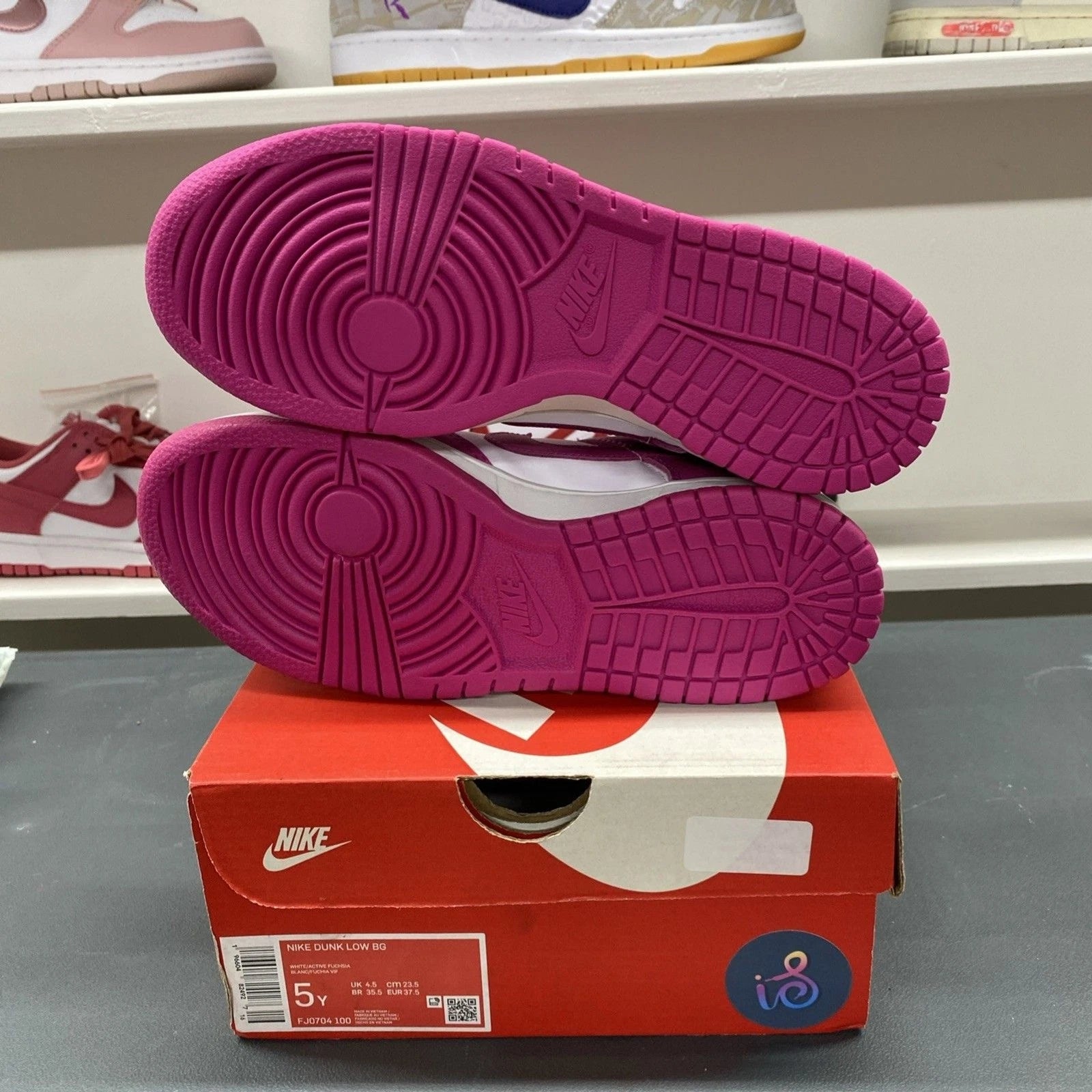 Nike | Dunk Low Active Fuchsia | Size 5Y | FJ0704-100 | New